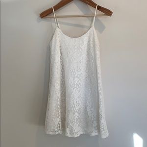 White Lace Dress sz S ✨